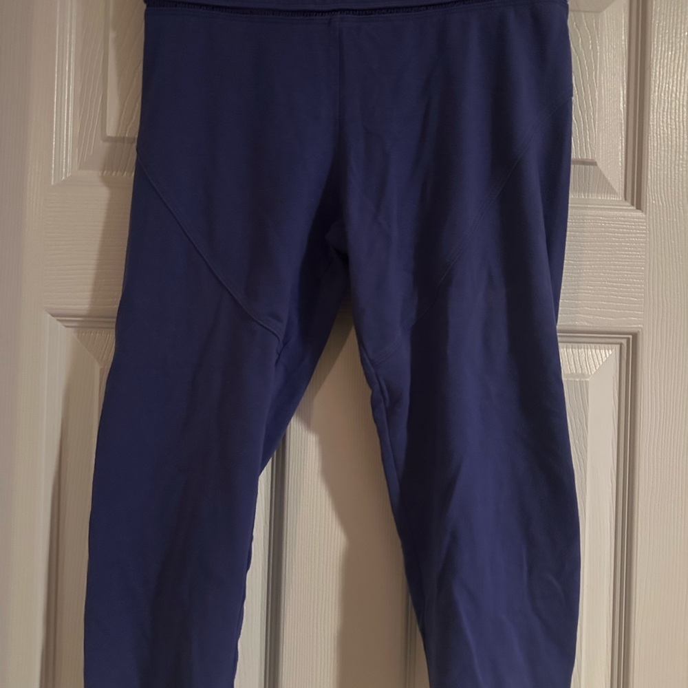 Free People FP Movement Ruffle Bottoms Leggings Purple Size Small SP